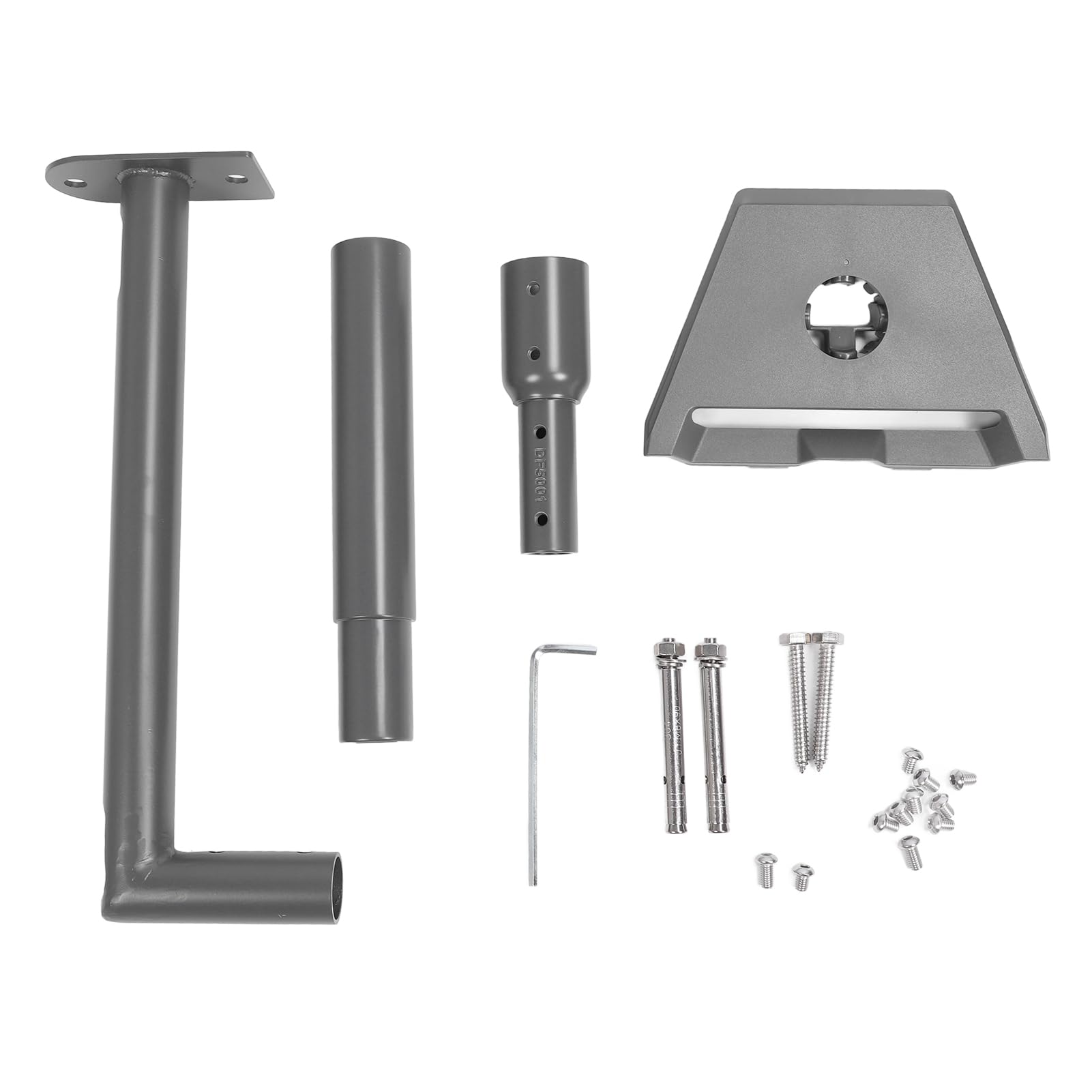 Support Gen 3, Antenne Parabolique Standard V3, Support Mural Long sur Toit avec Adaptateur Tuyau, Kit Montage Pivotant sur Poteau Internet Gen 3 Toits