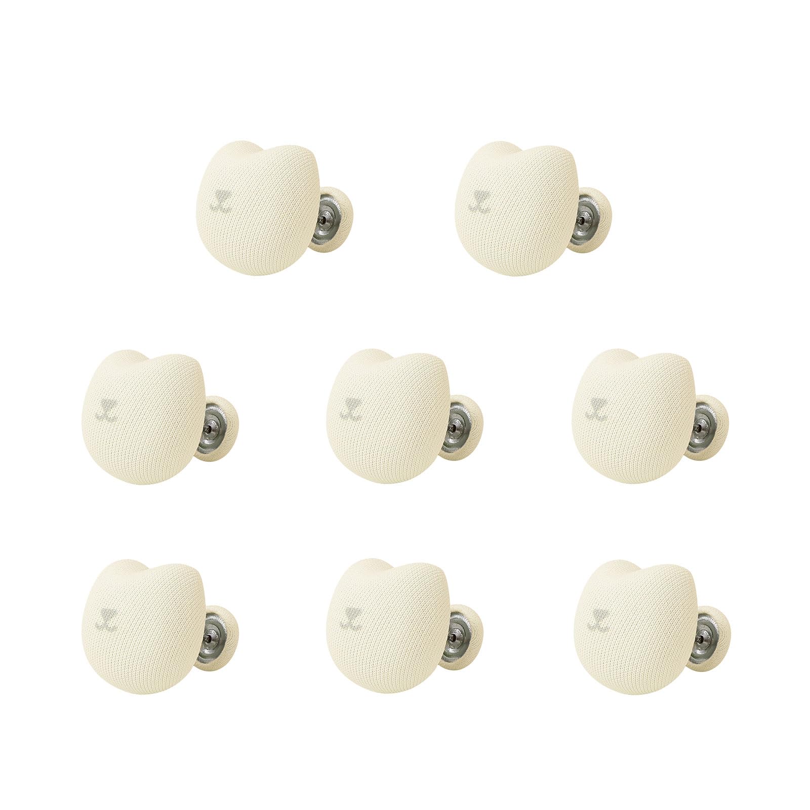 OTKARXUS Cat Duvet Clips,8PCS Portable Non-Slip Quilt Fixing Clips,Duvet Cover Clips to Keep Duvet in Place Comforter Grippers for Blanket Bed Sheet Curtain Socks Towels (Cat Beige)