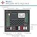 4 Inch PLC HMI All in One Integrated Programmable Logic Controller, FX1S-20MR with 12 Input 8 Relay Output, Built-in 2AD and 2DA, 2 Temparature NTC10K, 2 High Speed 100KHz (F420-FX-B)
