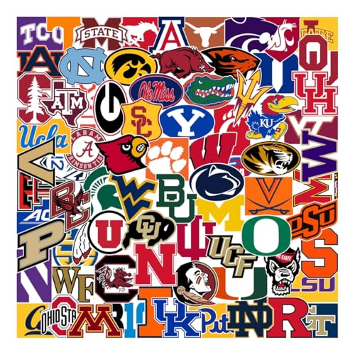 Avistand 70 pcs Sports Stickers Pack Sports Decals for Phone Bottle Helmet Skateboard Etc.Waterproof Self-Adhesive Decals.