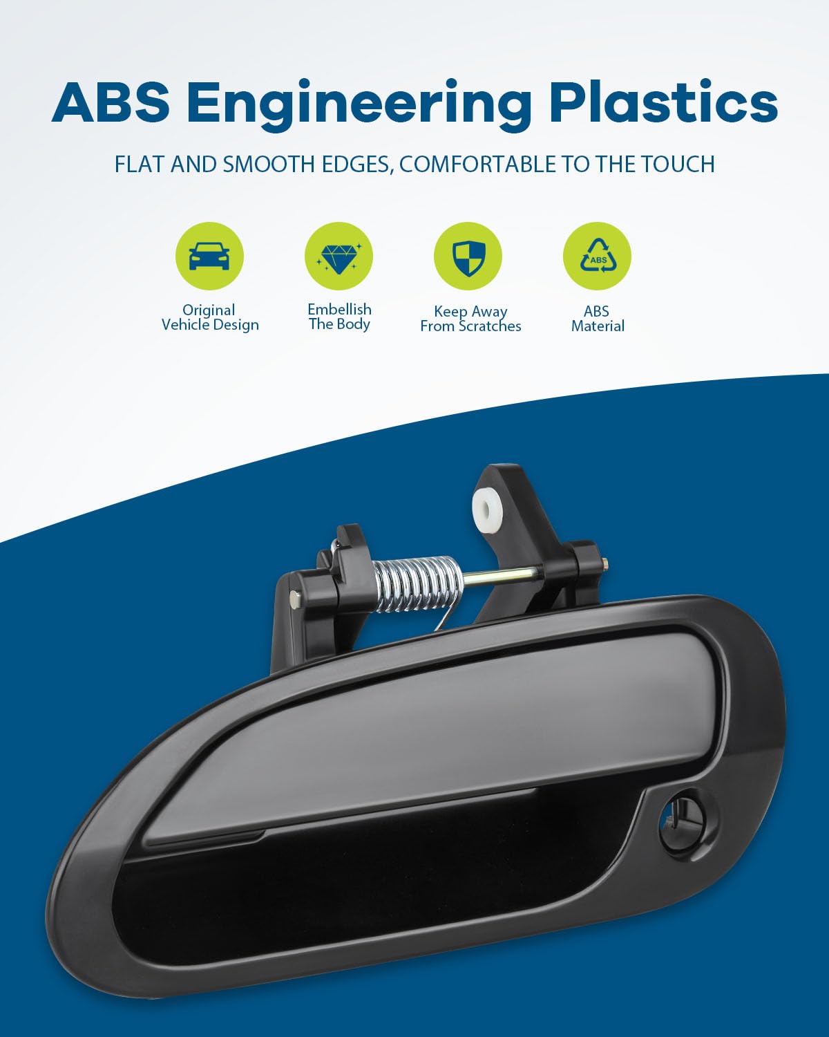 Amazon.com: LUJUNTEC Exterior Door Handle,Front Door Handle Driver