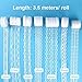 FEPITO 15 Rolls 55.5 Yard White Lace Trim Ribbon Assorted Patterns Cream Vintage Lace Ribbons for Sewing DIY Making and Bridal Wedding Decorations