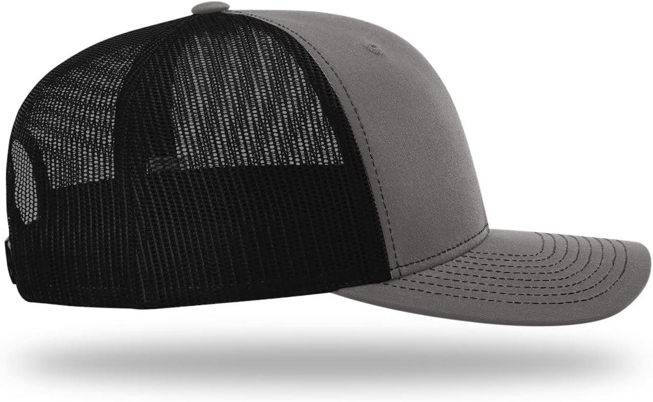 Richardson 112 Classic Six-Panel Adjustable Snapback Trucker Cap | Bulk Packs Available