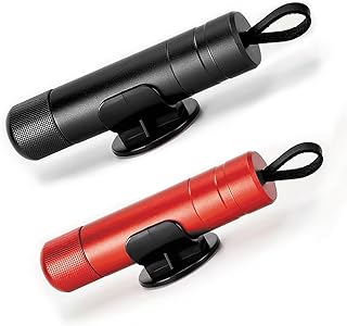 ACEBON Automotive Gurtschneider Notfallhammer-Marken Notfall Hammer mit Testglas zum Üben-Zerstört insbesondere Verbund Sicherheitsglas der neuen Auto Generation-Federkorn Nothammer-Emergency Tool