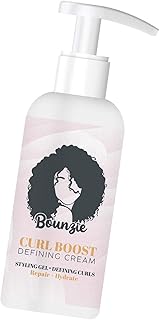 Creme Cachos Boost - Cuidados com o Cabelo Definição Cachos | Gel estilo profissional para cachos ondulados, controle natural frizz, produtos para cabelos