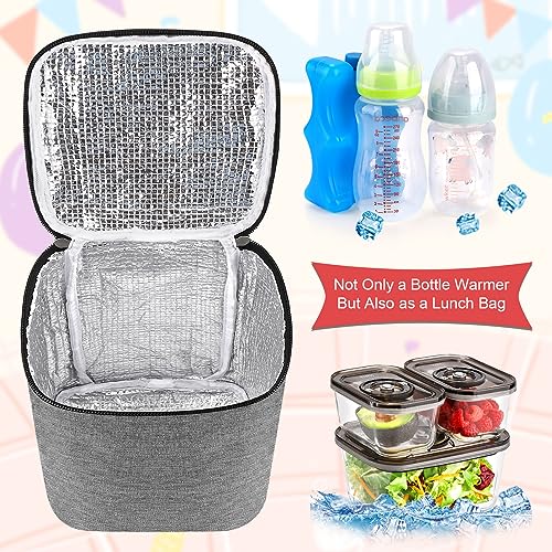 image for Accmor Breastmilk Cooler Bag with Ice Pack, Baby Bottle Cooler Bags, I