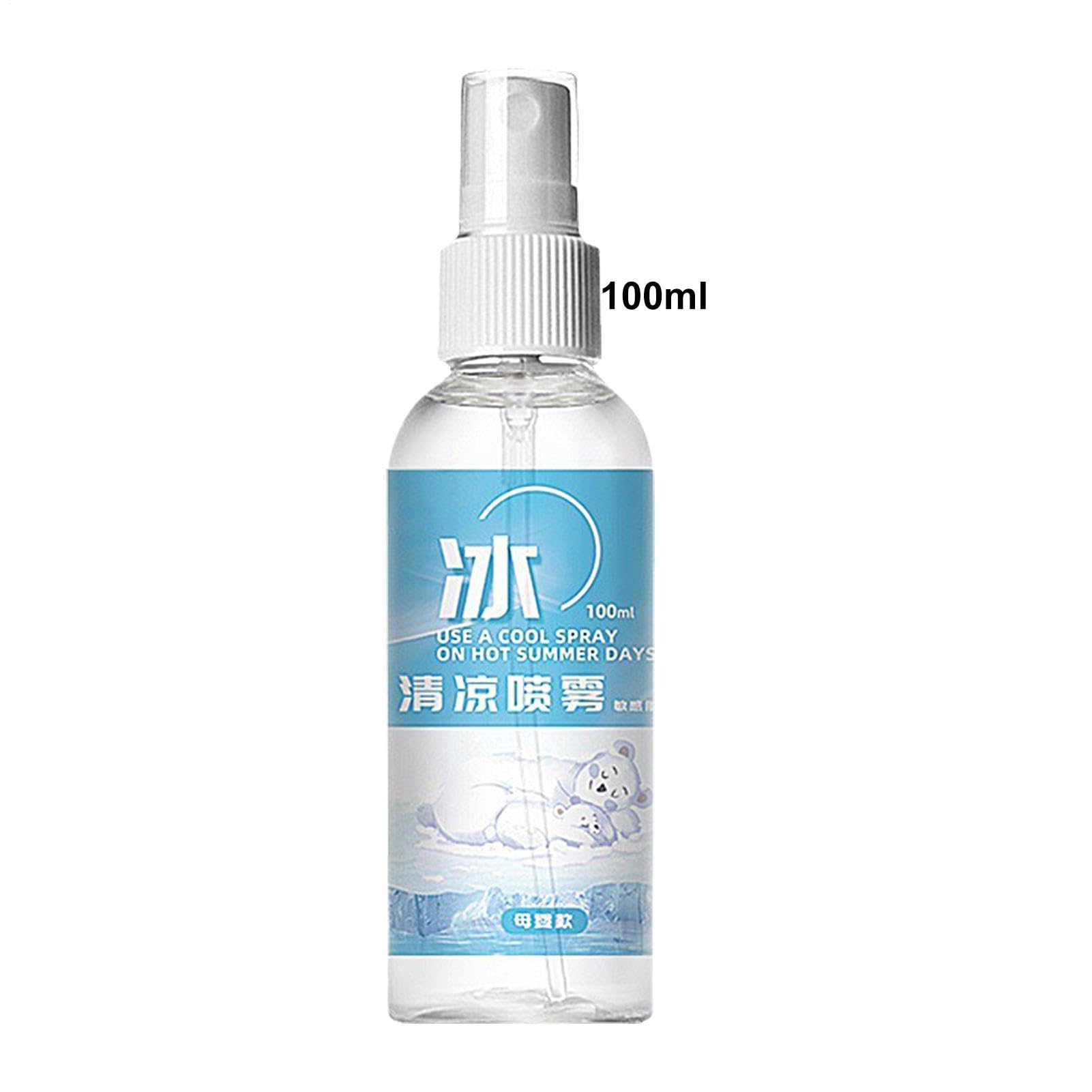 Spray chłodzący do ciała, naturalna mgiełka miętowa do szybkiego chłodzenia, 100 ml przenośne urządzenia chłodzące dla rodziny, na kemping, wędrówki, wycieczki, sport