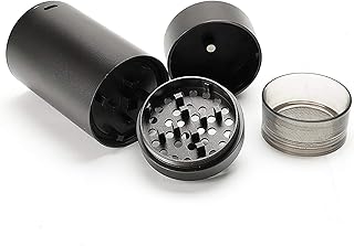 Alabohuke Moulin d'herbe Électrique Smoke Tabac Shredder Fumeurs Outils Accessoires Gadgets pour Hommes Cadeau, Batterie 500Mah / Meulage Rapide/À 2 Voies