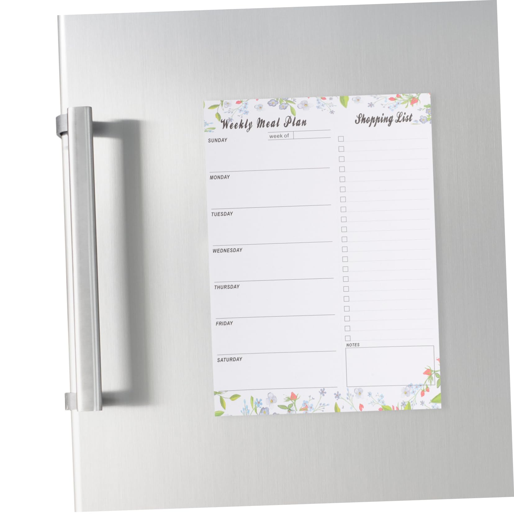 Planner Magnetico Settimanale per Frigo, 52 Fogli in Carta e Magnete