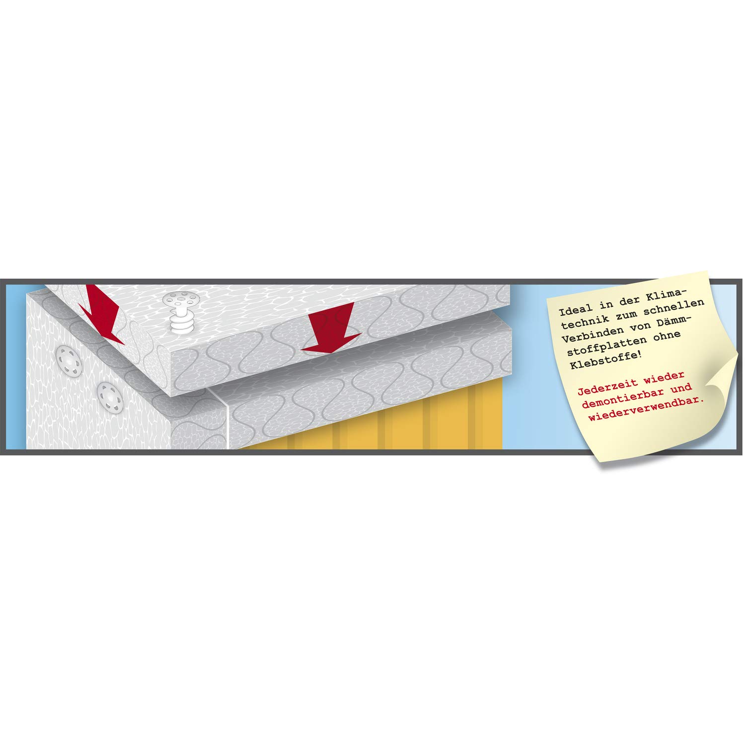 TOX cheville pour isolation Thermo 50, 50 pièces, 072100221