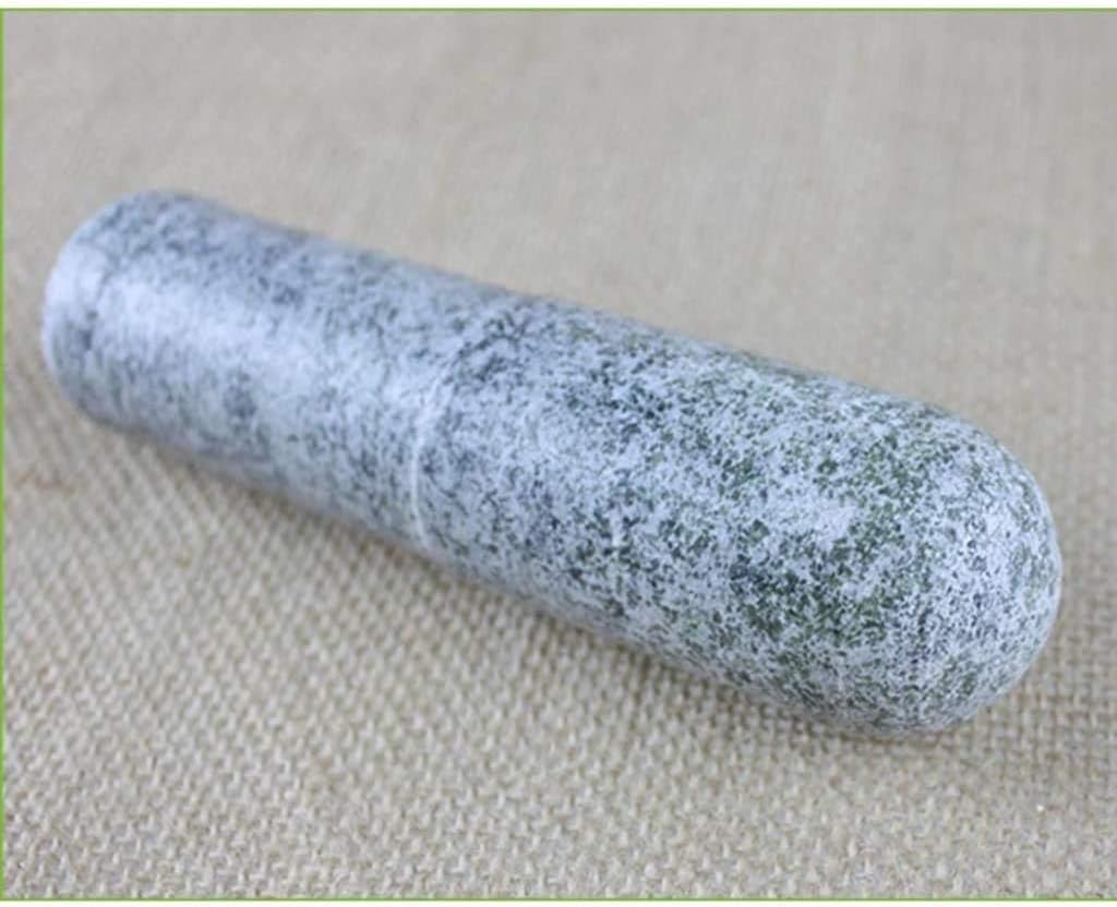 Mortar and Pestle Set Natural Stone Bowl Solid Stone Grinder Spice Herb Grinder Pill Crusher