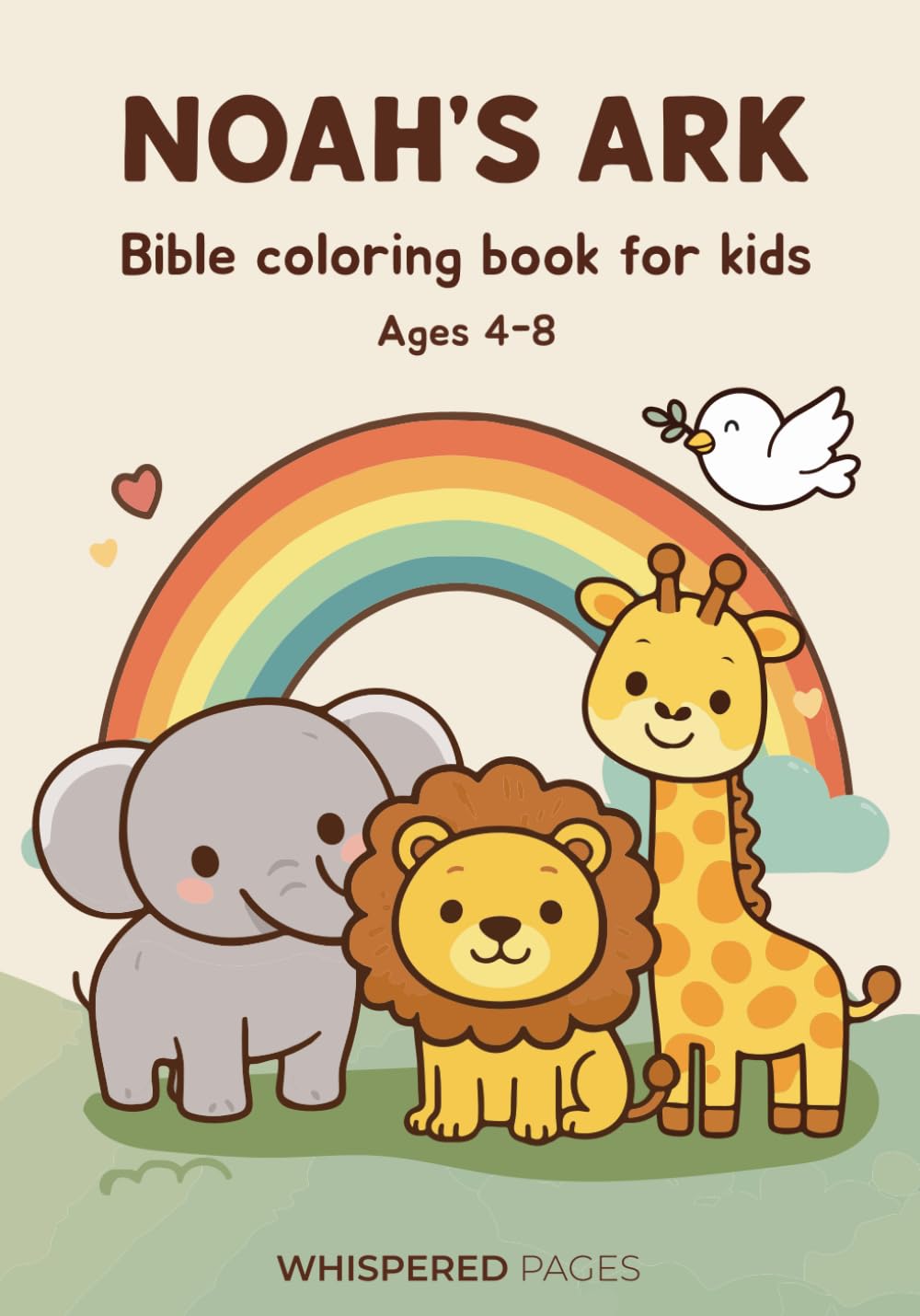 Noah’s Ark Bible coloring book for kids: Read & Color Christian Activities for ages 4-8 (Color the Bible)