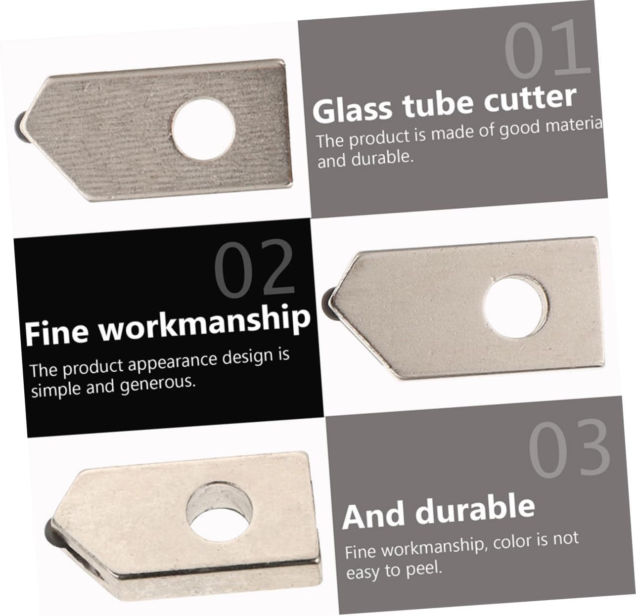 Tofficu 6pcs Glass Cutter Replacement Heads Durable Cutting Tools for Glass Bottle and Tile Cutter Easy to Use Lightweight and Portable for Precise Cuts