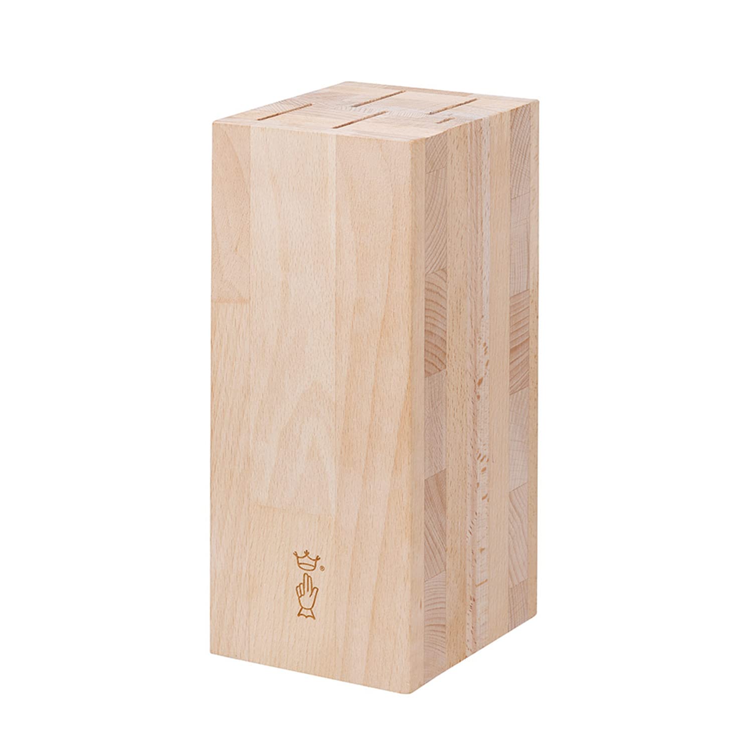 OPINEL - Bloc de Rangement pour Couteaux en Bois de Hêtre - Design Sobre et Élégant - Vos Couteaux de Cuisine Toujours à Portée de Main et Protégés - pour 5 Couteaux