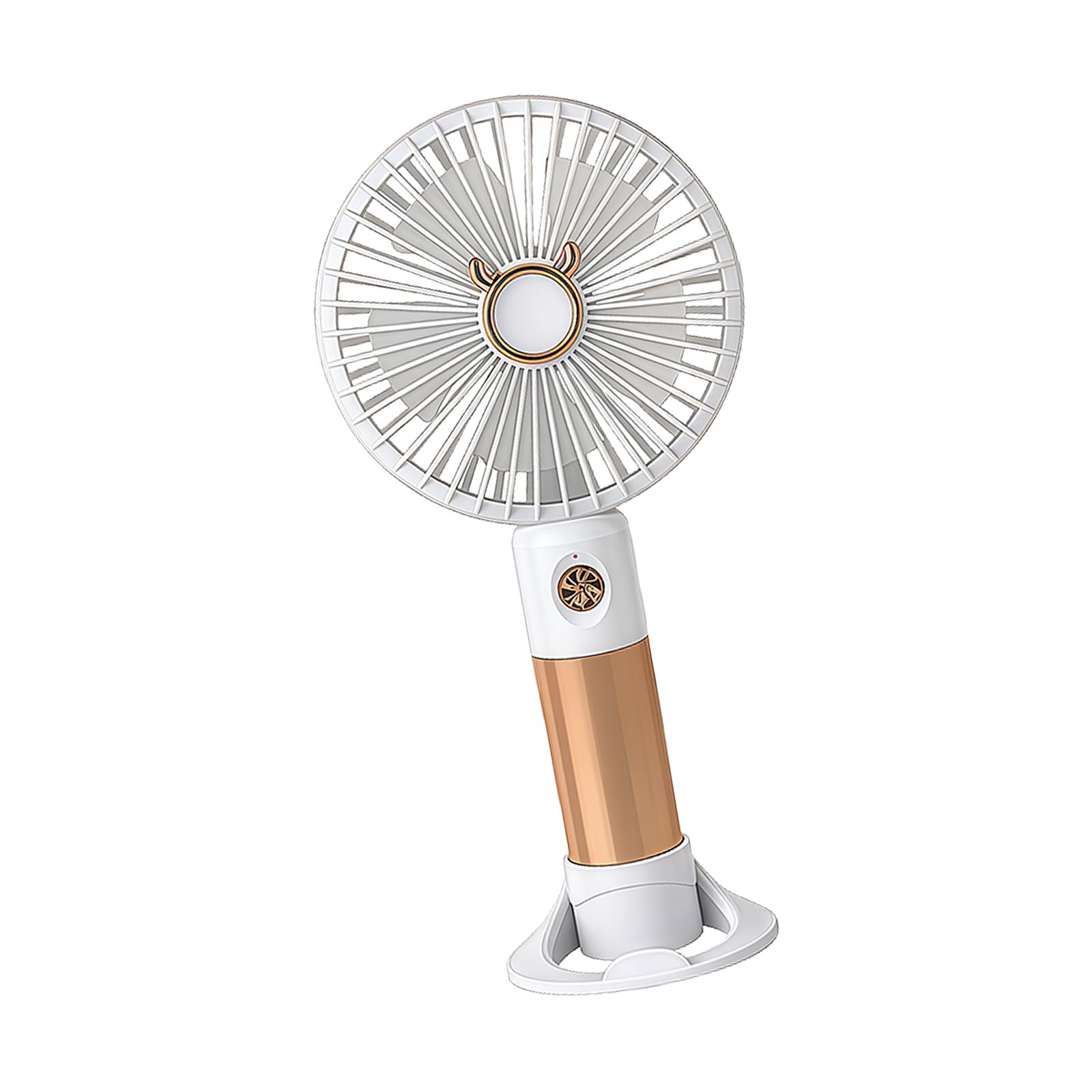 kokdid Portable Handheld Cooling Fan Rechargeable Powerful Desk for Offices, Travel, Outdoor Camping Enduring Outdoor Portable Desk