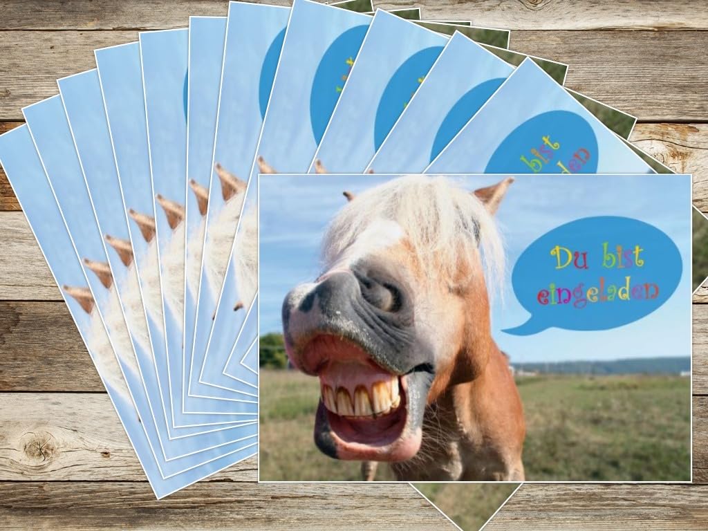Minkocards 12 Biglietti D'invito Per Il Compleanno Dei