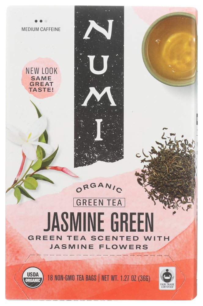 Numi Tea - Jasmine Green Tea, 18 bag