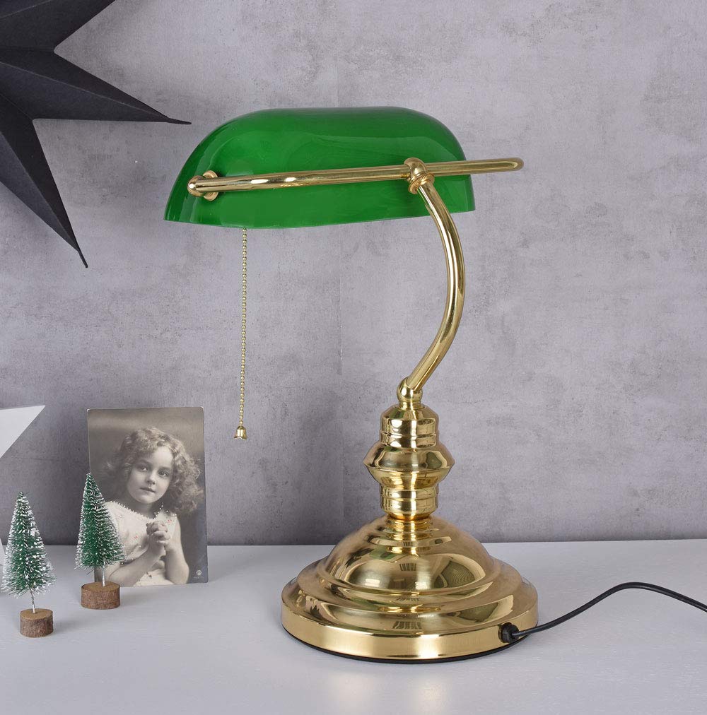 Lampe Banker (ohne Leuchtmittel) Bankers Lamp Belle Epooque Klassiker im Jugendstil xcl112 Palazzo Exklusiv