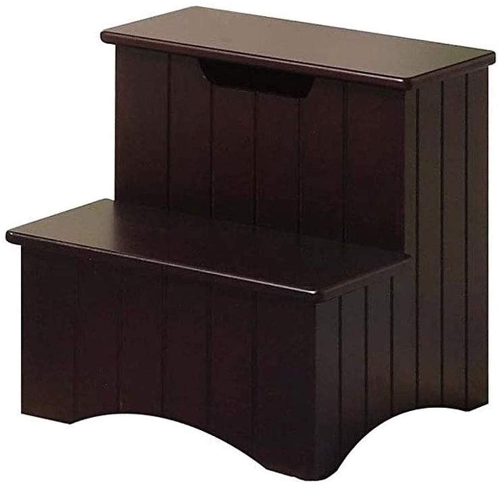 Tabouret créatif en bois massif marron aux finitions artisanales durables