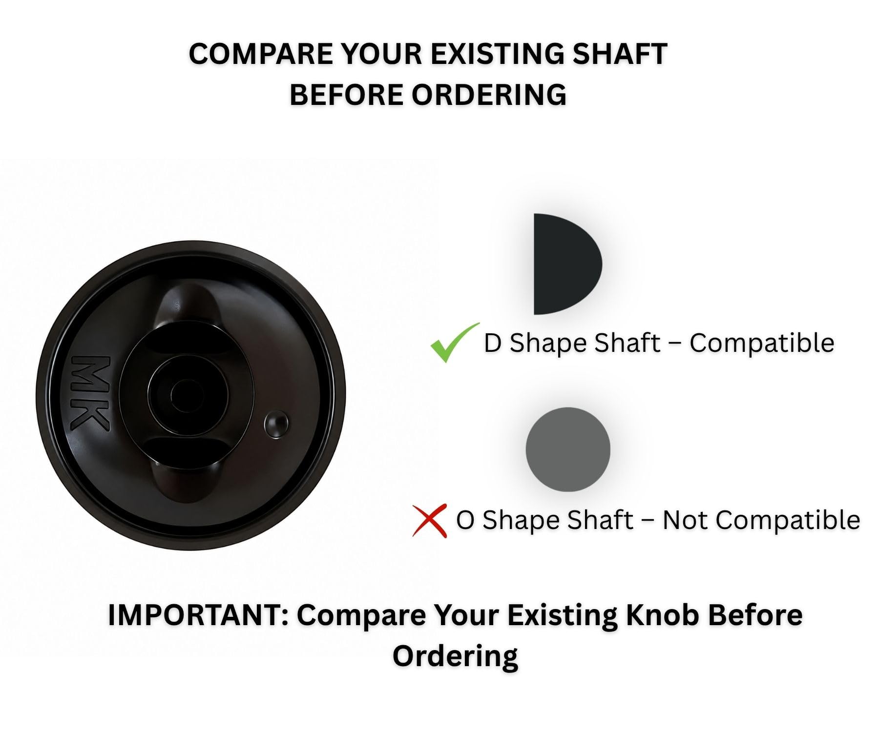 Gas Stove Knobs Replacement - 2 Pack -2