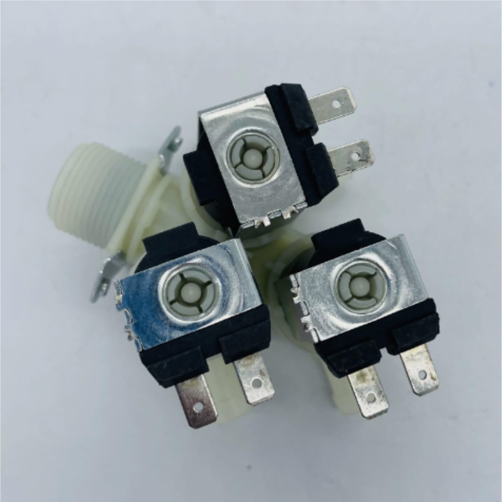 Elektrozawór, 2 Szt. Trójdrożny Zawór Elektromagnetyczny; Pralki