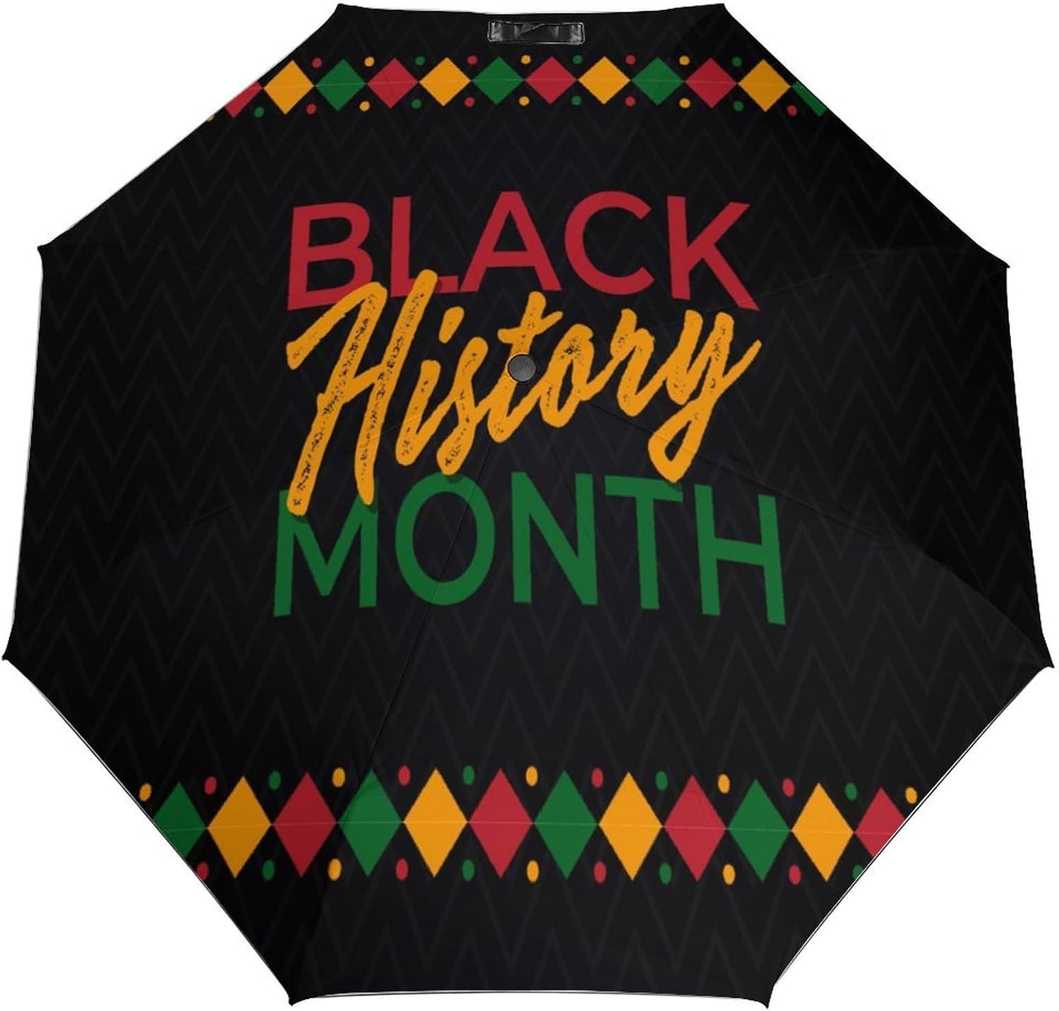 Black History Month 2025 Umbrellas for Rain And Sun Windproof Travel Umbrella Portable Automatic Folding Umbrella for Women Men