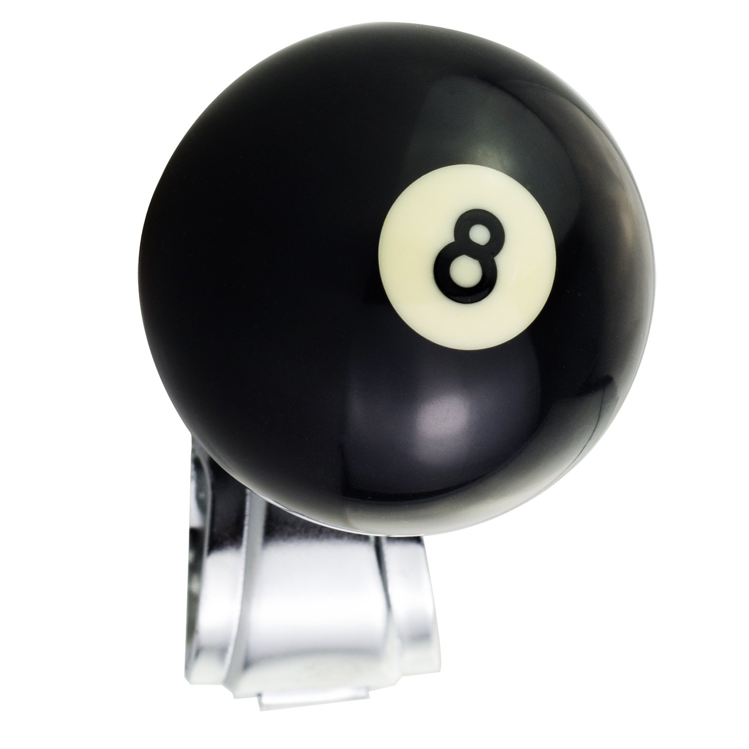 Mavota8 Ball Steering Wheel Knob Turning Knob For Steering Wheel For Trunk/Bus/Sedan/Suv/Ship Or More, Black