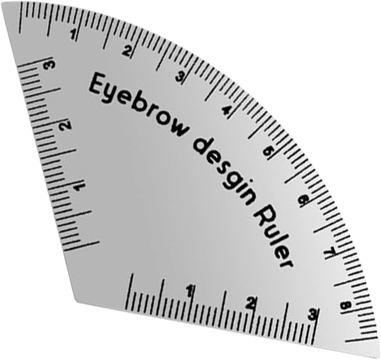 Eyebrow Measuring Tool, Brow Mapping Ruler for Fast and Precise Eyebrow Shaping with Pvc Material, Portable Design for Professional Makeup Travel Commuting Dating Symmetry