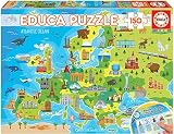 Educa - Mapa Europa Puzzle, 150 Piezas, Multicolor (18607)