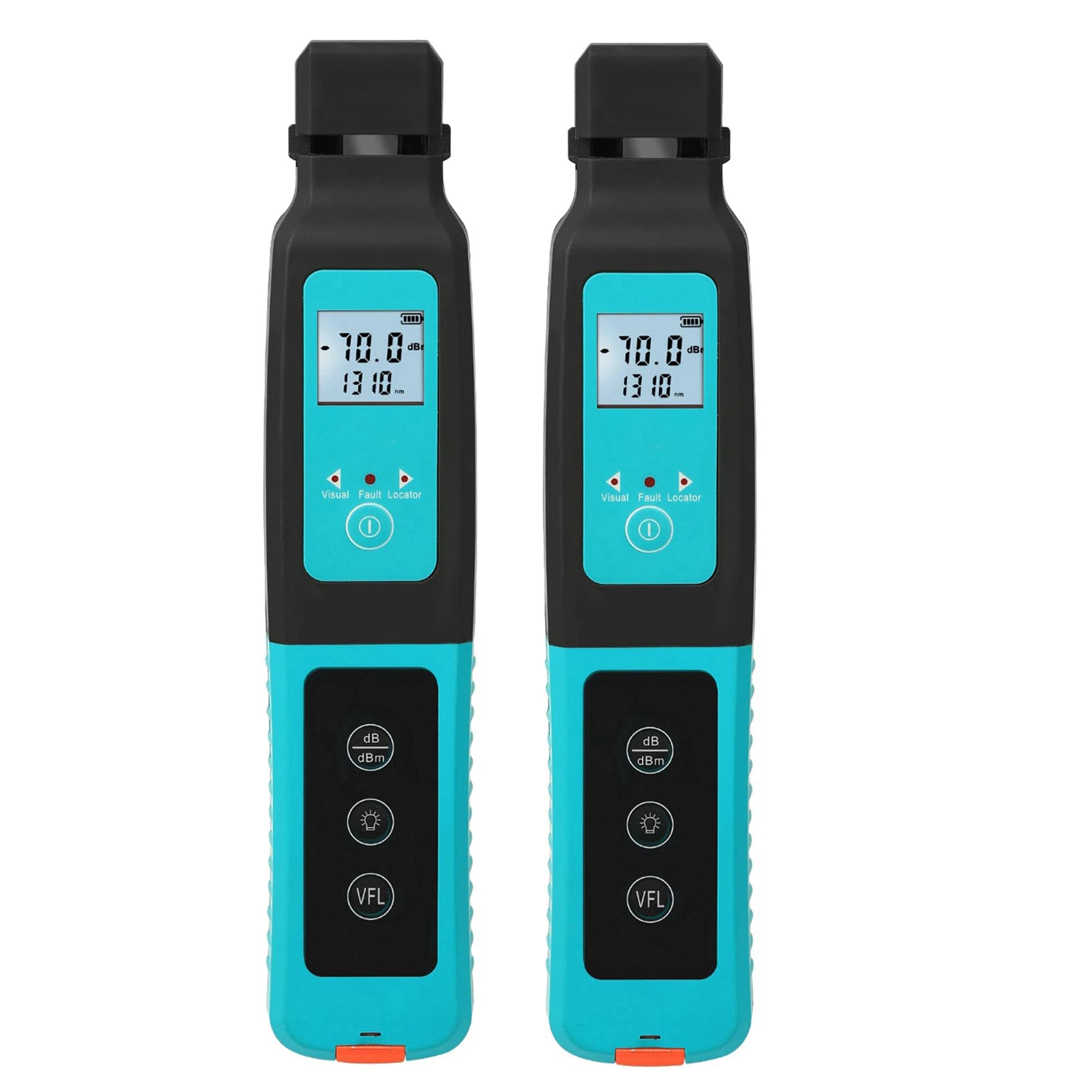2 x Glasfaser-Identifikator, 800–1700 Nm, Live-Glasfaser-Identifikator, eingebauter 10 MW, visueller Fehlersucher, SM MM