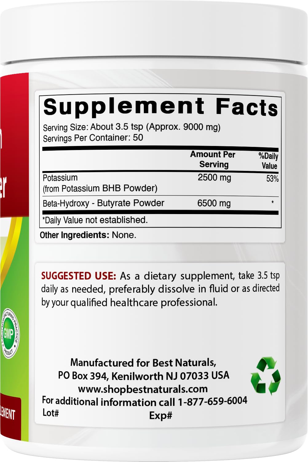 Best Naturals Potassium BHB Powder 1 Lb — Amazon image 6