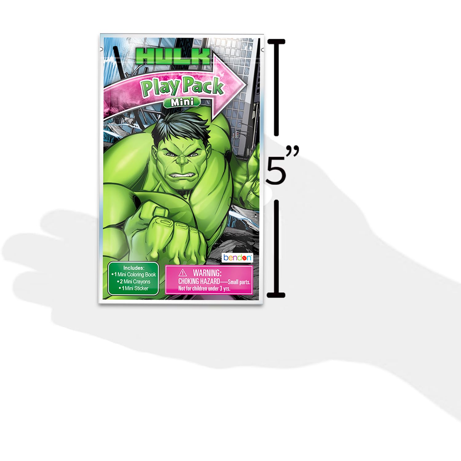 Marvel Incredible Hulk Mini zestaw upominków na imprezę dla dzieci – zestaw z 24 mini niesamowitymi pakietami do zabawy Hulk Grab n Go z kolorowankami, naklejkami i nie tylko (artykuły na przyjęcie