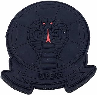HMLA-169 VIPERS Blackout PVC Patch â€“ With Hook and Loop