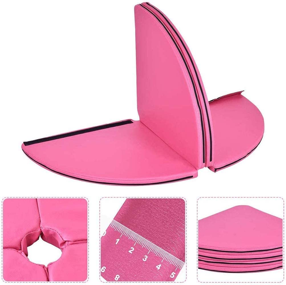 Dancing Pole Crash Mat Tappetino per esercizi extra spesso Palo da ballo Home Yoga Pilates Ginnastica Mat-Rosa(Size:120x5cm)