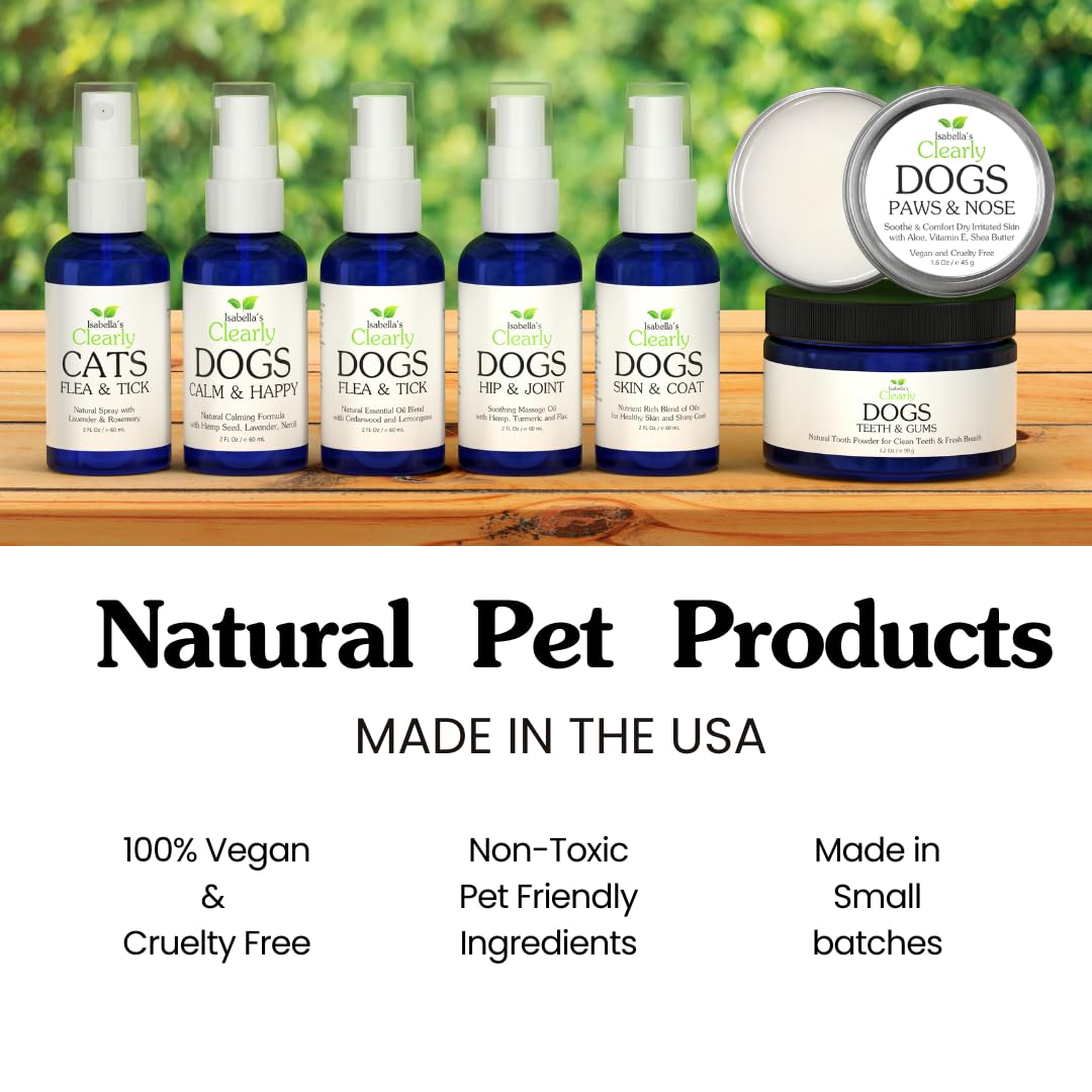 Isabella's Clearly Aceite natural para orejas de perros y gatos para eliminar la cera y aliviar el picor con caléndula, hamamelis y gordolobo