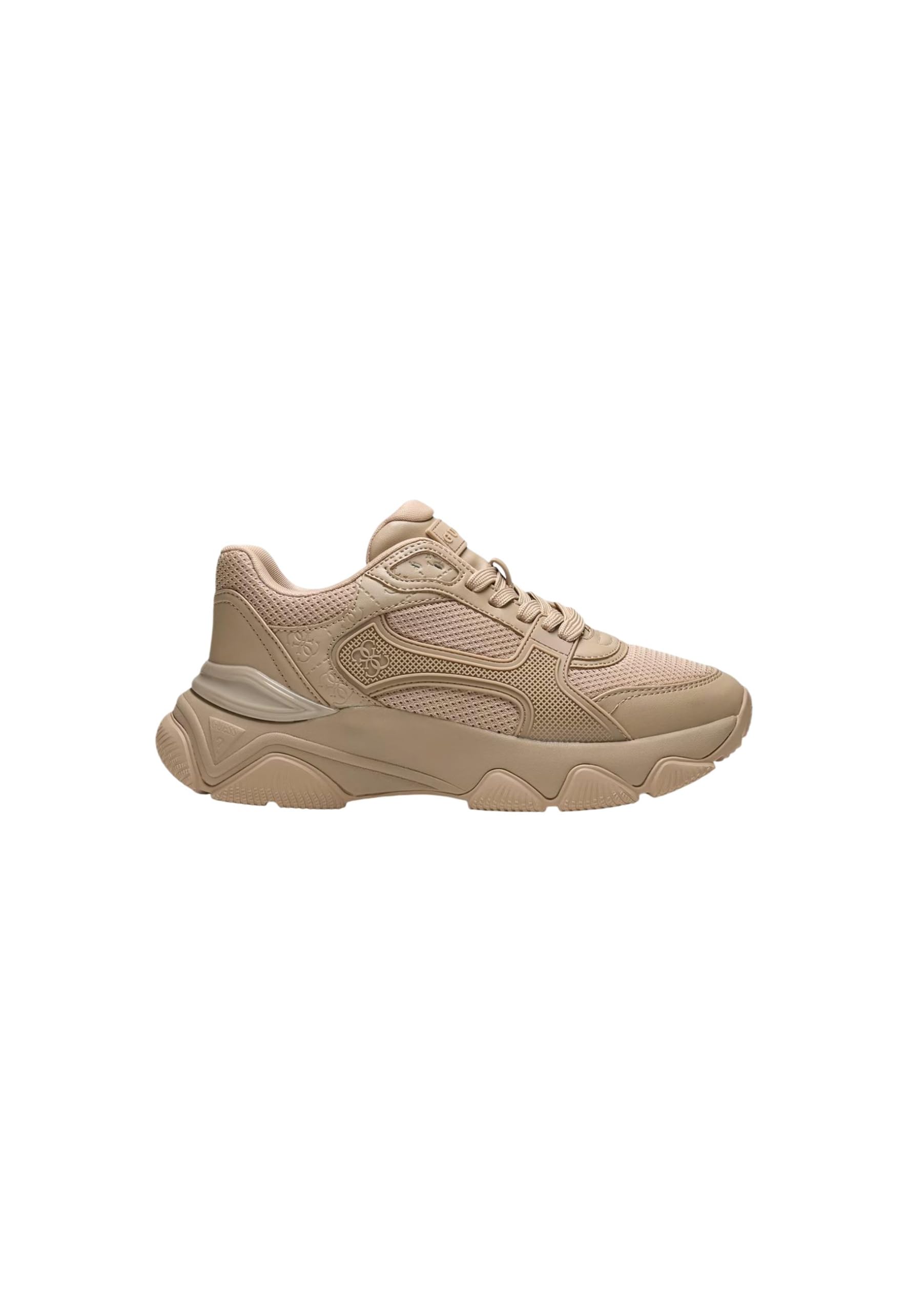 Guess , Sneakers, Female, Beige, 2 Uk, Mazzy Trainers