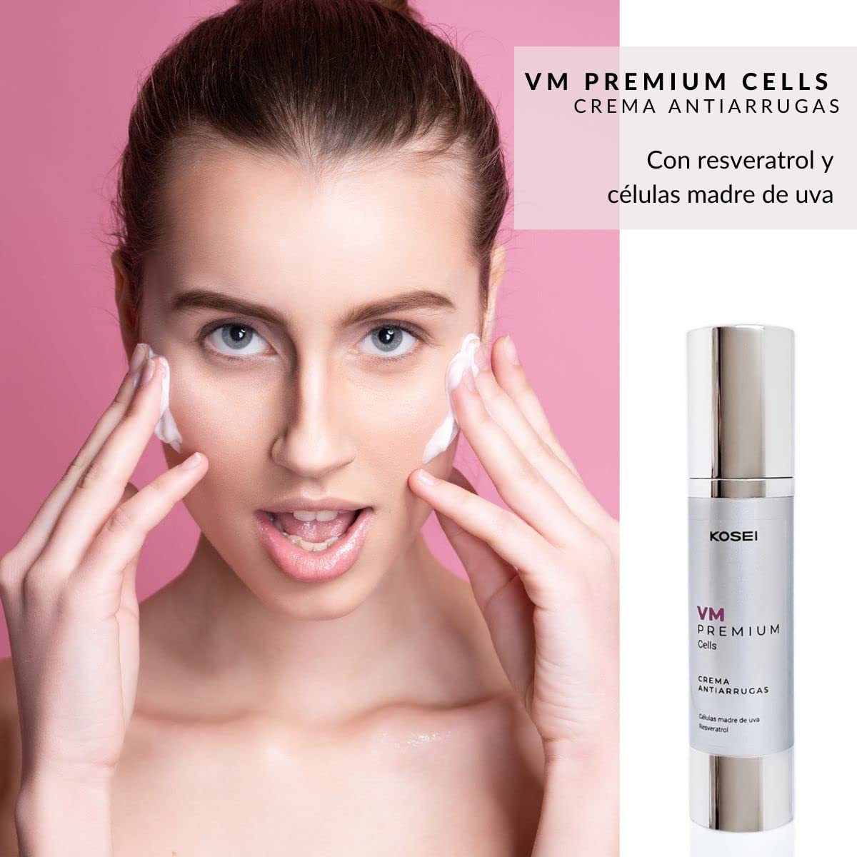 Kosei - Zestaw do kuracji przeciwstarzeniowej - z komórkami VM Premium - krem przeciwzmarszczkowy 50 ml + Matrix 3D Lift Serum ujędrniające 30 ml - efekt liftingu twarzy - wegański - bezalkoholowy - bez silikonu - unisex