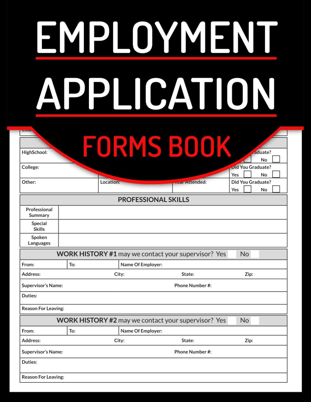 employment-application-forms-book-employment-application-template-book-job-application-form-example-employment-form-book-for-business-job-application-form-example-publishing-minijob-amazon-com-books for Free Printable Job Applications For Practice Employment Application Forms Book, Employment application template book, job application form example, Employment form book for business, job application form example: publishing, minijob: Amazon.com: Books for Free Printable Job Applications For Practice