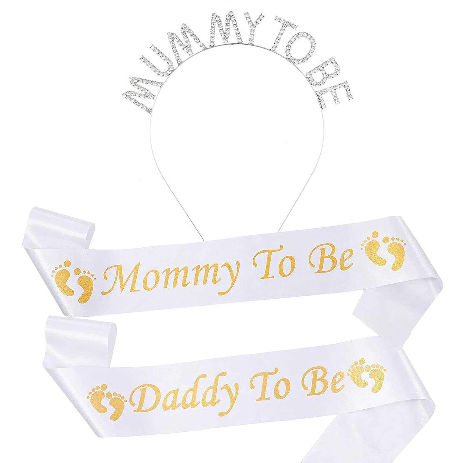 3 Piece Set Mum To Be Sash, Baby Shower Sash Mummy To Be