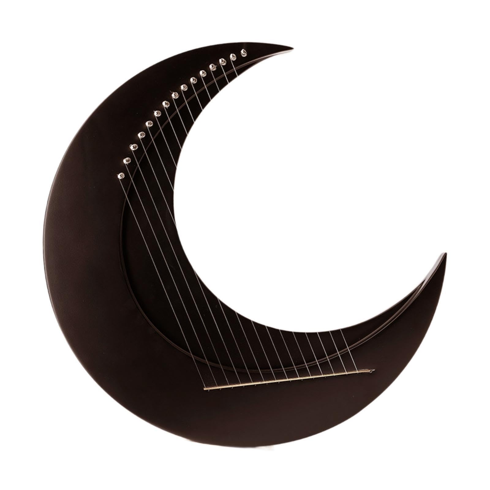 #N/a Lyres Harp de 15 Cuerdas Instrumento Elegante Inspiración Mitológica Caja Musical Cuerda Orquestal Adecuado para Músicos Principiantes