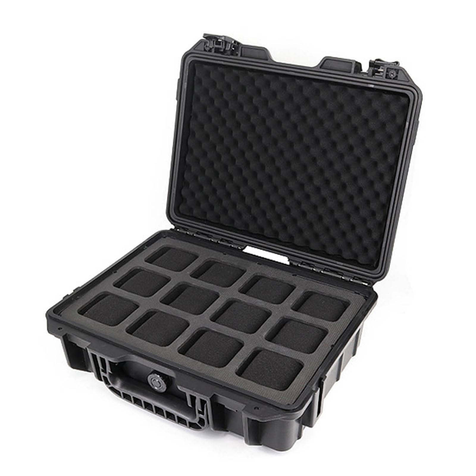 Boîte de rangement portable pour montres 2/8/12/20 emplacements en EVA résistant aux chocs Valise étanche Accessoires Boîte en cuir