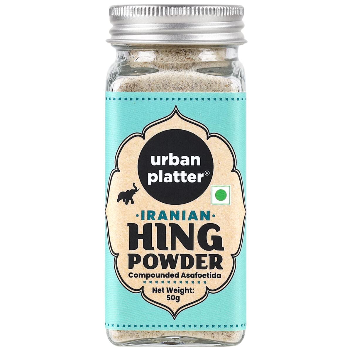 Urban Platter Middle Eastern Hing Powder, 50g (Hing, Compounded Asafoetida, Spice, Savoury & Umami Flavour, Add to dals, vegetables, gravies)