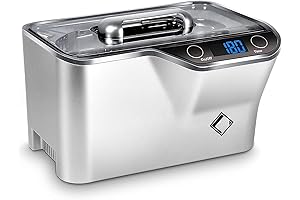 Ultrasonic Cleaner, Life Basis Professional Ultrasonic Jewelry Silver Cleaner 20 Ounces (600ML) Digital Timer