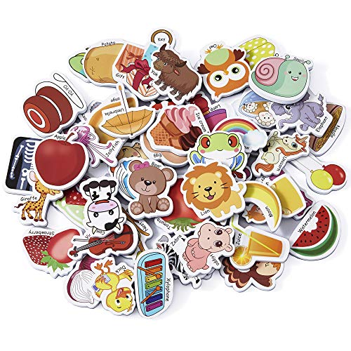 Zazzykid Magnetic Foam Objects For Kids: 52 Toys Of Abc Alphabet For Baby Early Education Fridge Magnets #TOP4