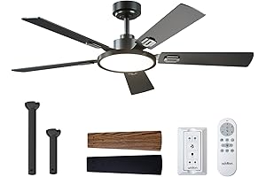 Addlon Quiet Ceiling Fan with Light, Enhance Your Home Ambiance