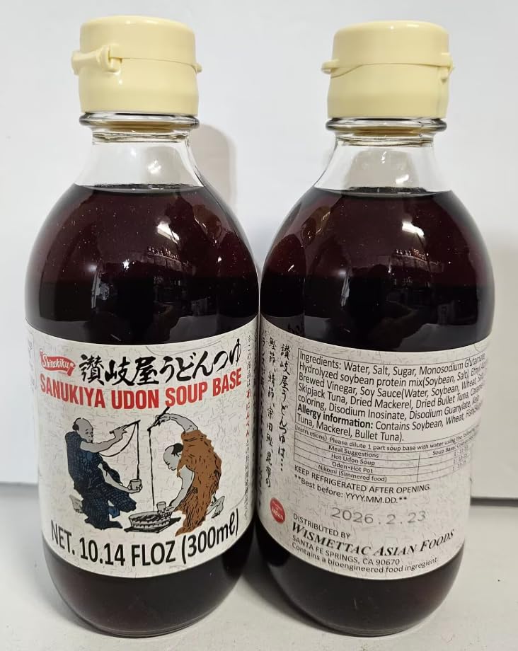 Amazon.com : Sanukiya Udon Soup Base 10.14fl oz 300ml (2 Bottles