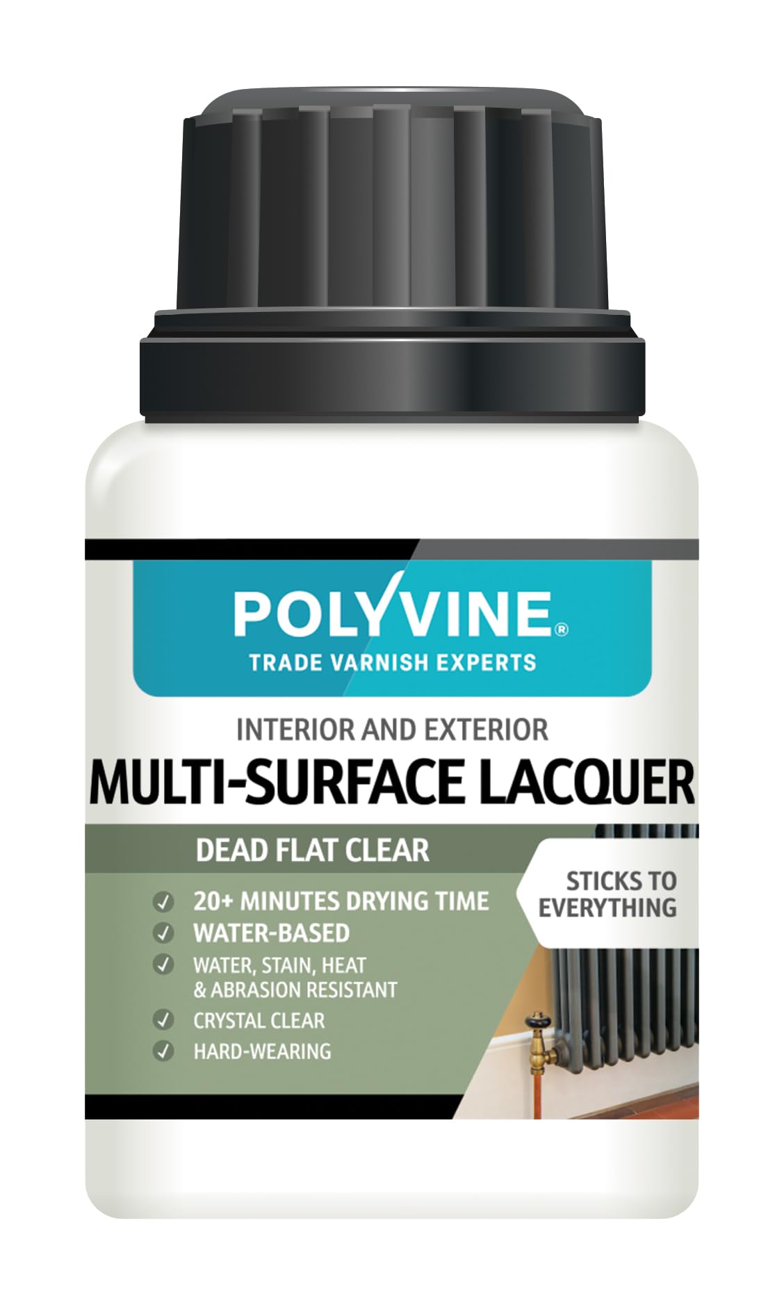 B&Q - PolyvineMulti Surface LacquerDead Flat100Ml