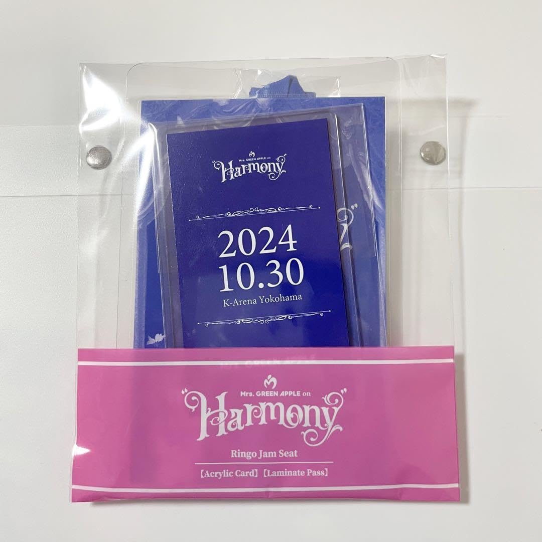 ミセス　Harmony ジャムズシート特典 ≪Mrs. GREEN APPLE on “Harmony”≫Ringo Jamシート、およびSS