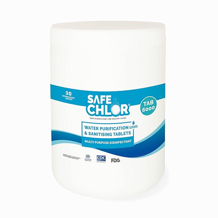 Buy Safe Chlor Tab 6000 Chlorine Tablets for Water Tank of 6000