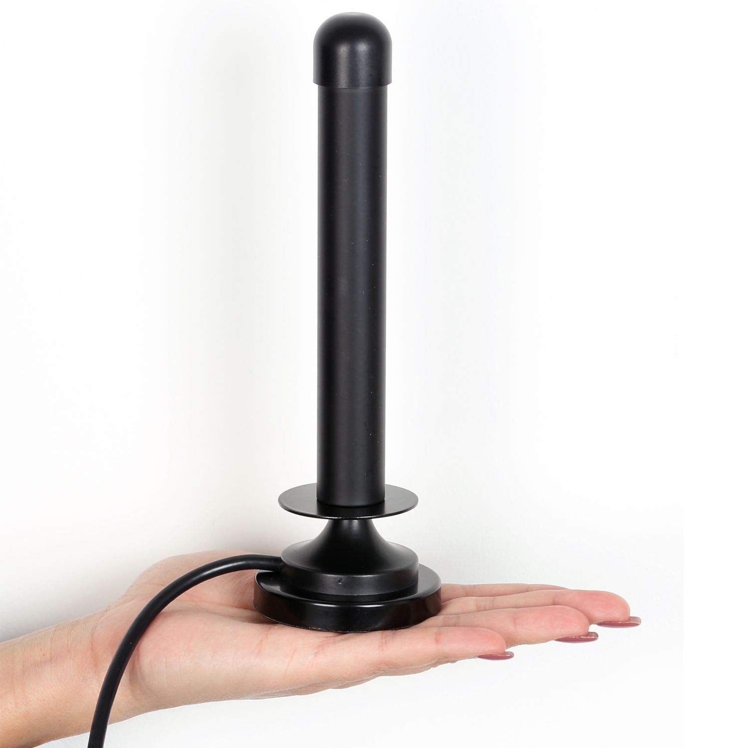 Vecys HDTV Innenantenne 80 Meilen - DVB-T2 HD Antenne Mit 3m Kabel Für Smart TV